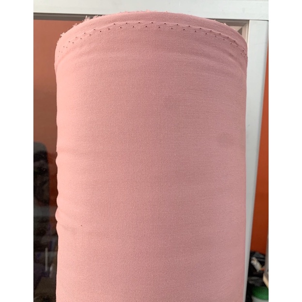 Kain Rayon Twill Polos (100%Rayon) PREMIUM-DUSTY PINK