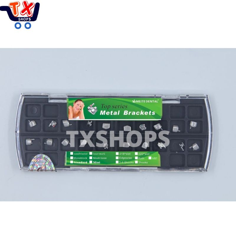 Dental Bracket Orthodontic Metal / Behel Gigi Mini Roth 018 022 hook 3 345 Braket Ortodontik