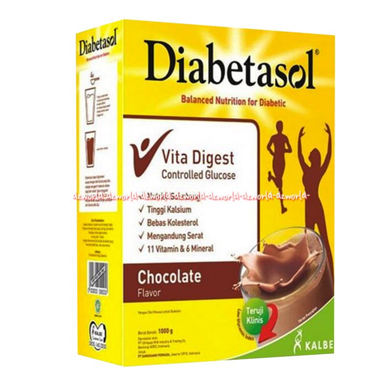 Diabetasol Vanila 1kg Nutrisi Untuk Diabetes Susu Dia Betasol Vanilla Cokelat Susu Untuk Kalsium Tulang Untuk Penderita Diabet 1 Kilo Vita DIgest Coklat Rendah Gula