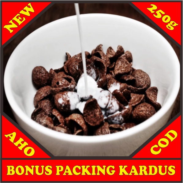 

Koko Krunch Coklat 250gr - Aho Snack
