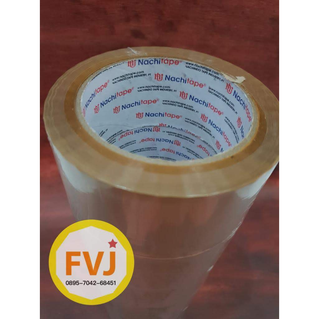 

Lakban Isolasi NACHI Coklat 2" x 100yard (6 Rol) - Berkualitas
