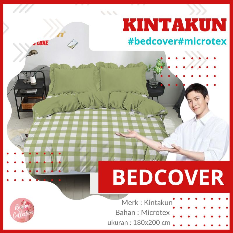 RC Kintakun Bedcover Set Seprai/Sprei King Size 180x200 New Motif Asrinala Indira Arunika Candramawa