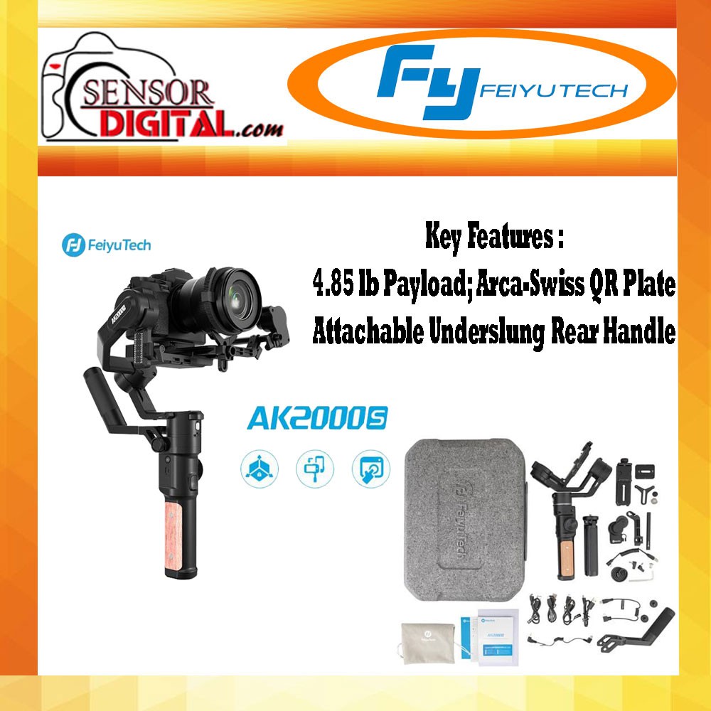 Feiyu AK2000S 3-Axis Handheld DSLR Mirrorless Gimbal Stabilizer