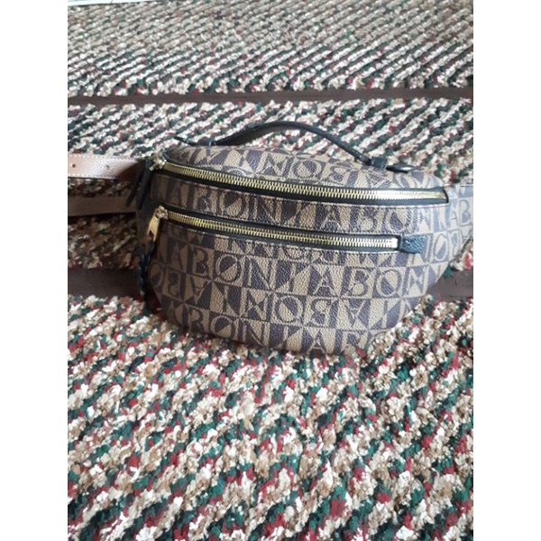 weistbag monogram bonia(tas pinggang) pesanan