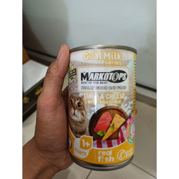 Makanan kaleng kucing markotops kaleng 400 gram all varian | markotops kaleng wetfood