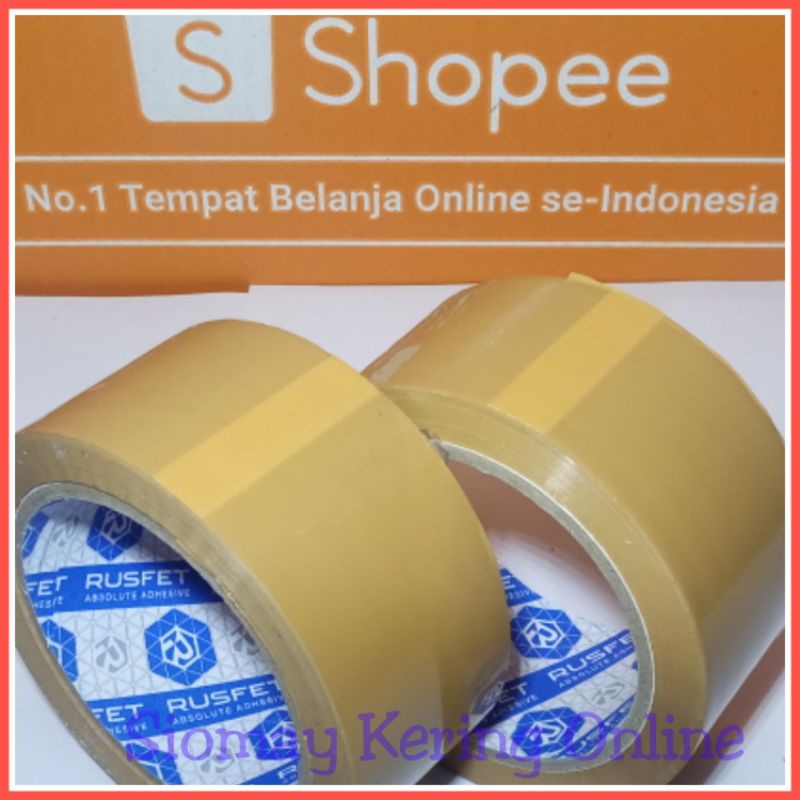 

Lakban Rusfet Coklat 2 Inch 90 Yard