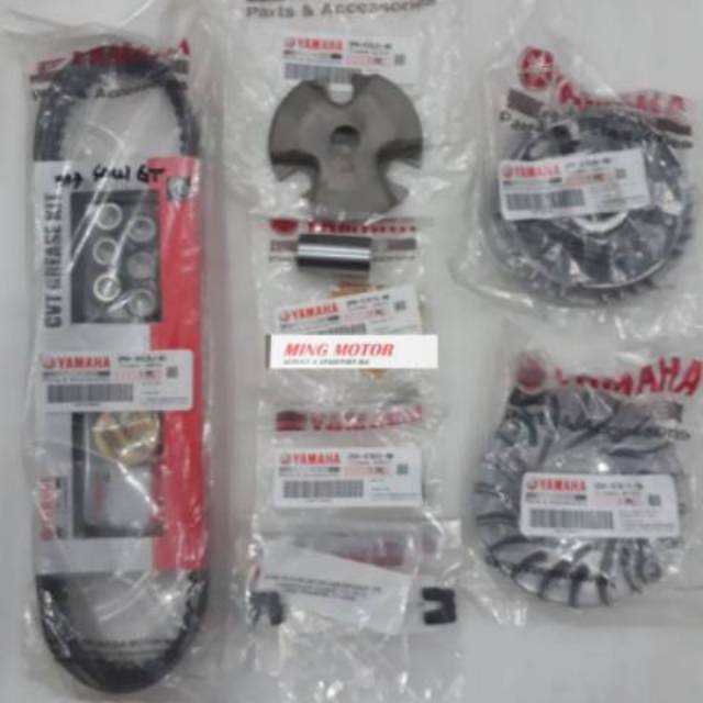 Vanbelt kit Soul Gt 125 blue core Fino 125 2ph 2sx asli yamaha