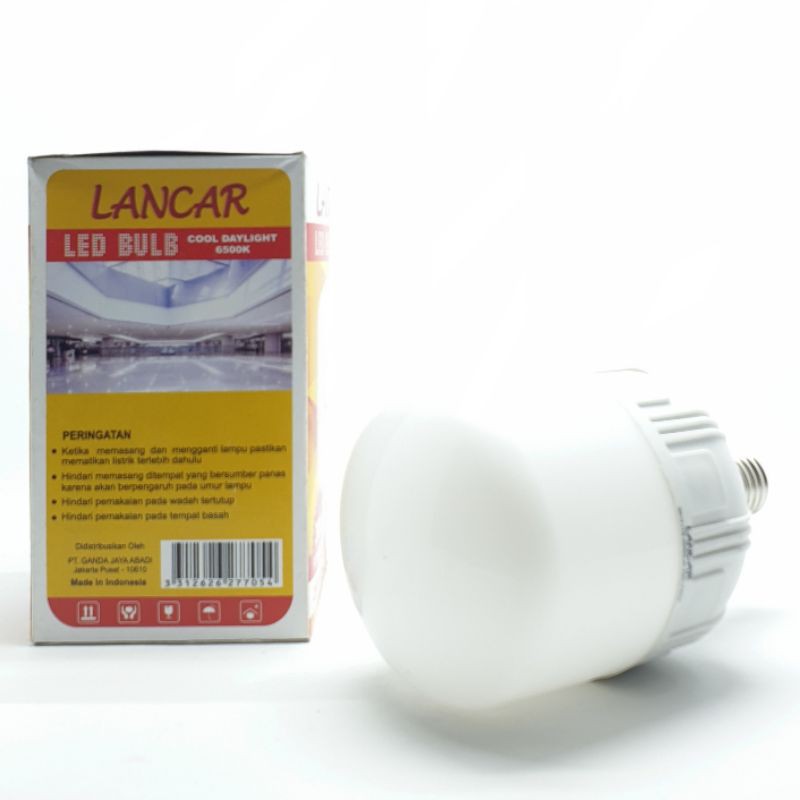 Lancar 30w Lampu Led Tabung Kapsul Ekonomis 30 Watt Cahaya Putih