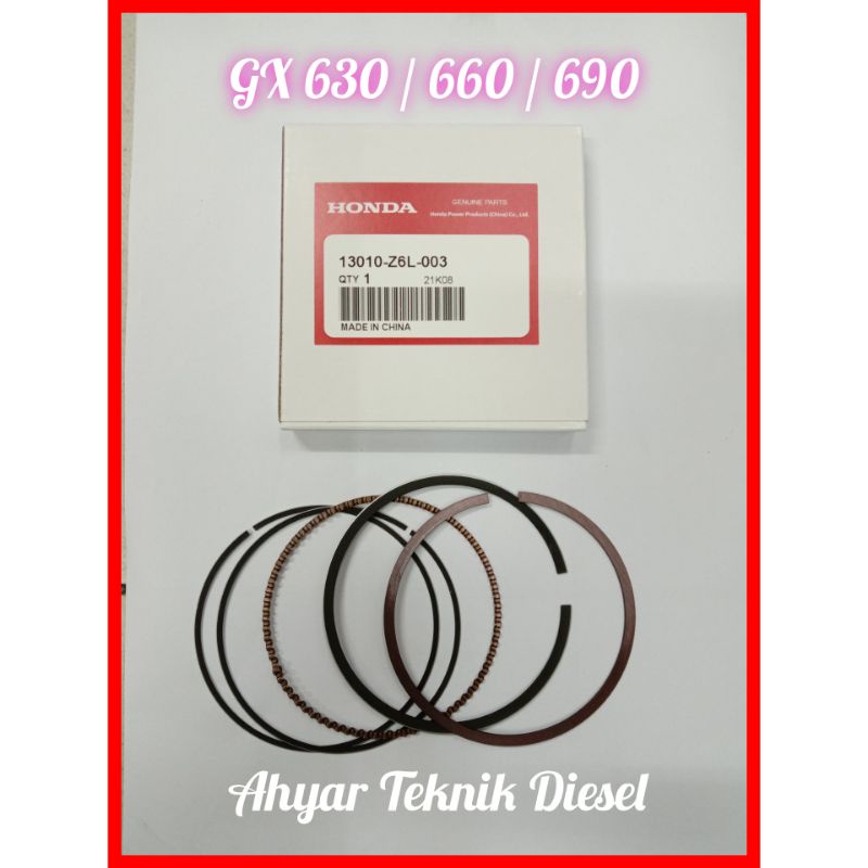 Piston Ring Set / Ring seher Honda GX 630 / GX 660 / GX 690