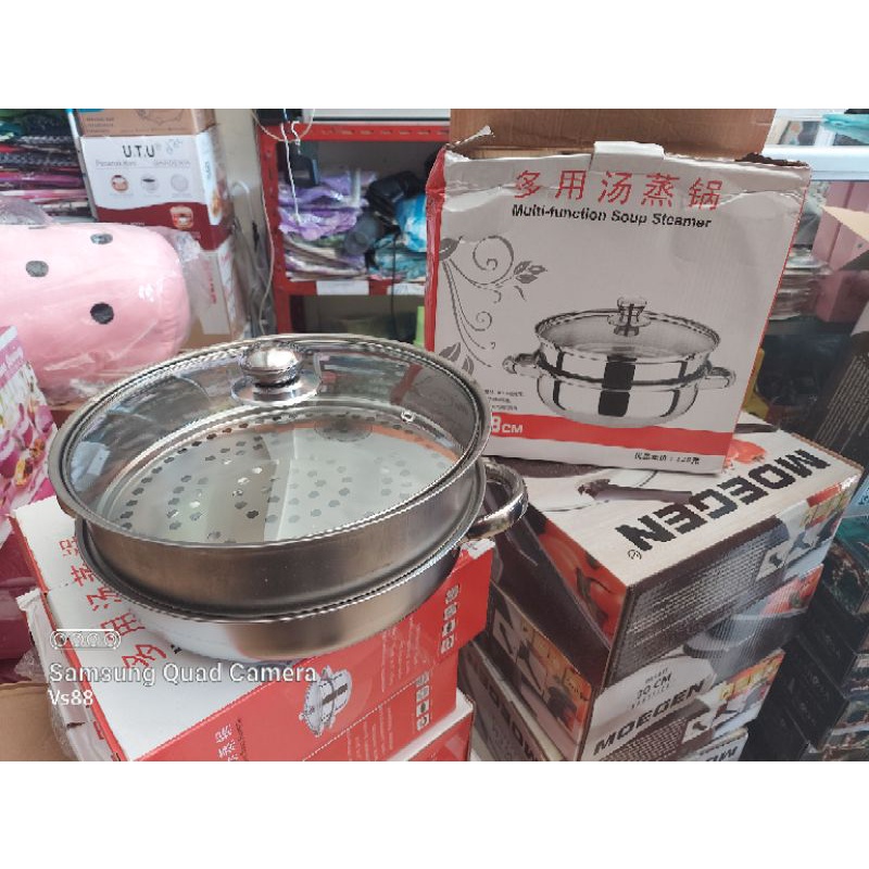 panci kukus 2 tingkat