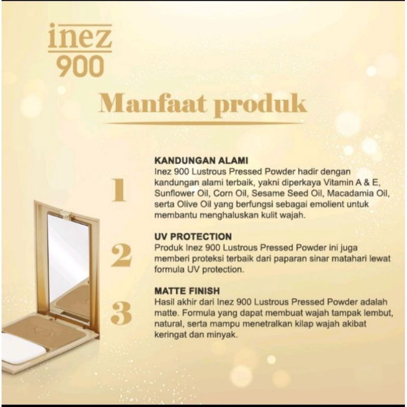 inez lustrous pressed powder