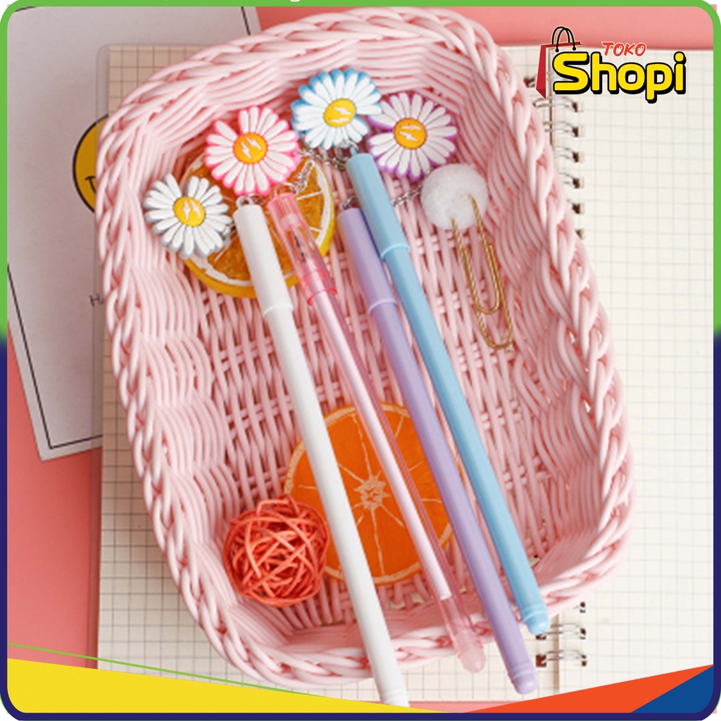 

Pulpen Gel Gantungan Karakter Bunga Daisy Pena Pelajar Lucu Souvenir 602