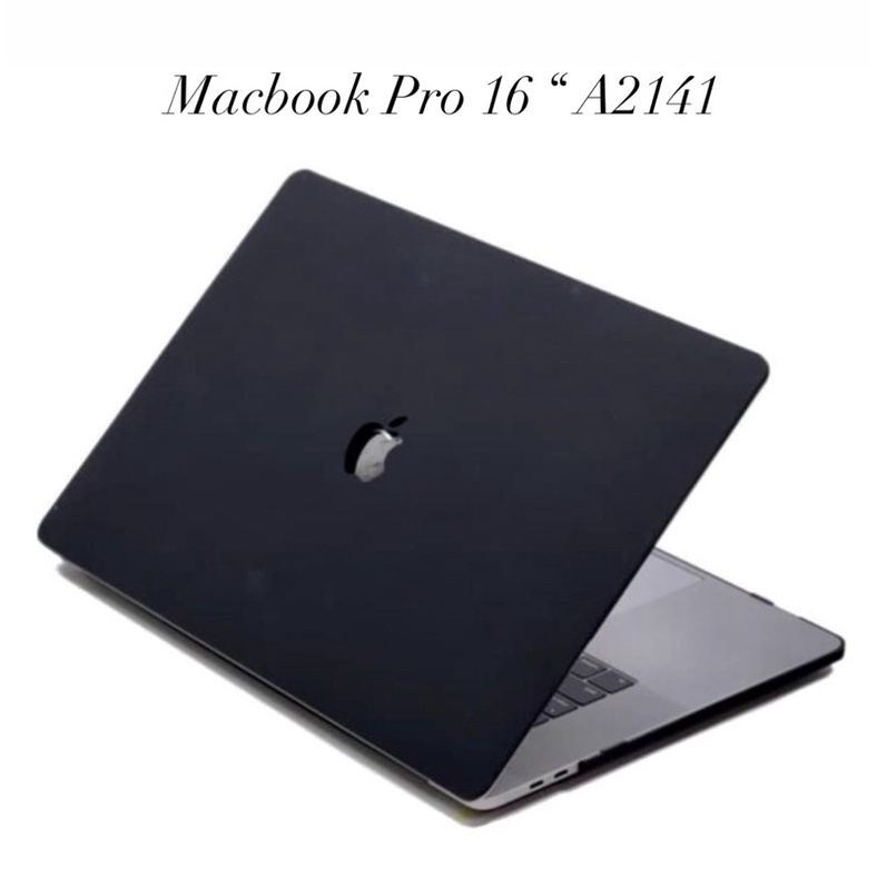 Casing Cover Shell Hardcase Macbook Pro 16 inch  2019 2020 Series A2141 Matte Black