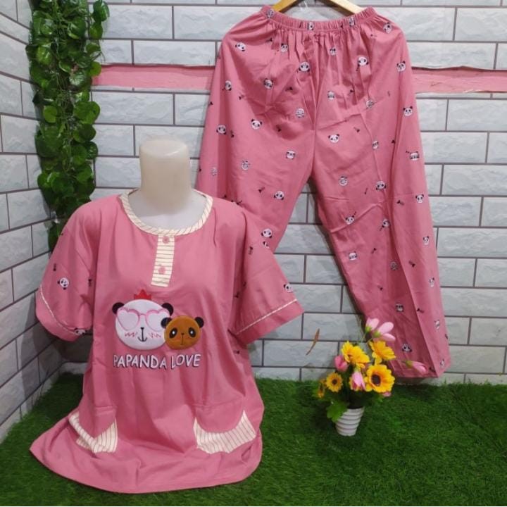 COD Gratis Ongkir Grosir Baju Tidur Piyama Babydoll Wanita CP Standar Merek Tessa Premium