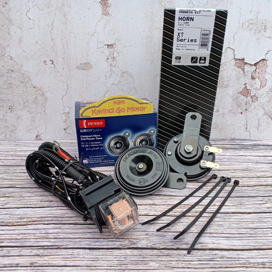Jual PAKET KLAKSON DISK DENSO COMPACT HORN 6920 12V RELAY SET KLAKSON