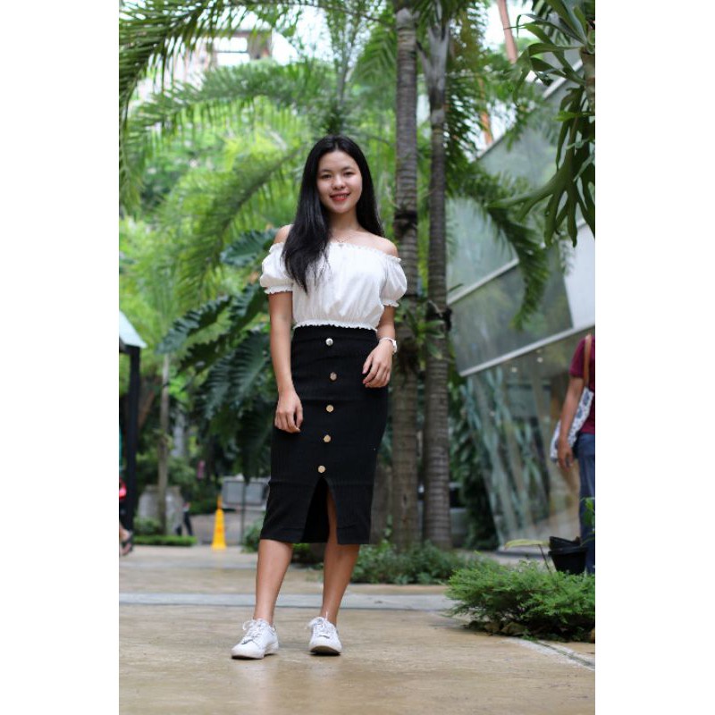 ZAZA_FASHION Rok Wanita Terbaru IMPORT Real Pict Rok Wanita Korea Veloni fit to L-8