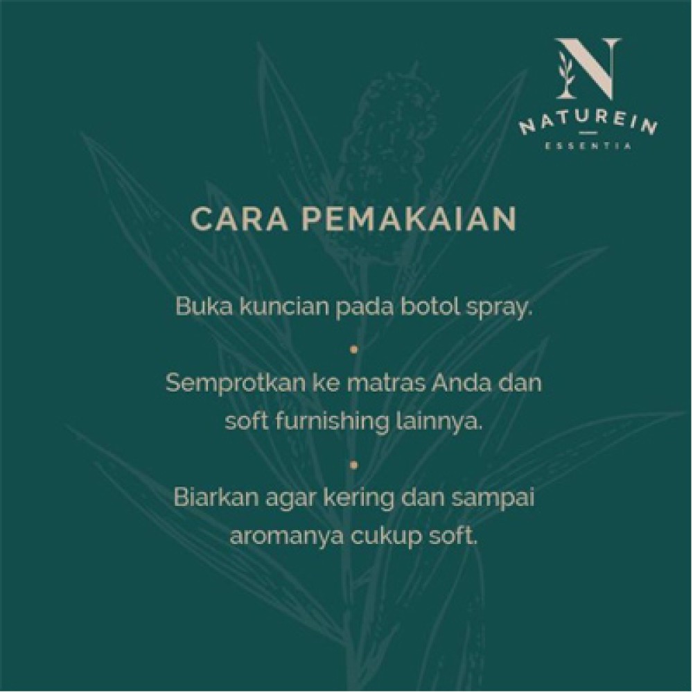 Naturein Anti Bacterial Bed Spray 100ml - Semprotan Kasur