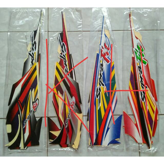 Striping supra fit 2004