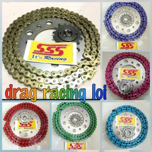 sss geat set 415 motor rx king  gear dpn n blk rantai osaky  thailand Termurah