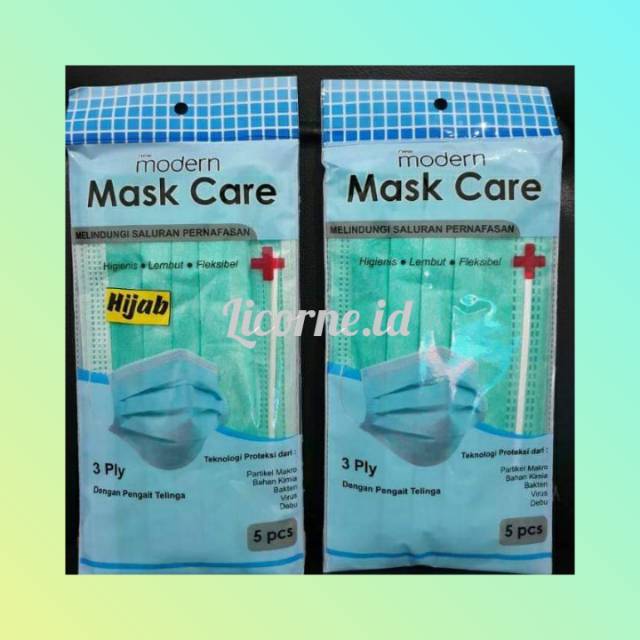 Jual MASKER MODERN 3 PLY ( 12 pack /60 pcs) | Shopee Indonesia
