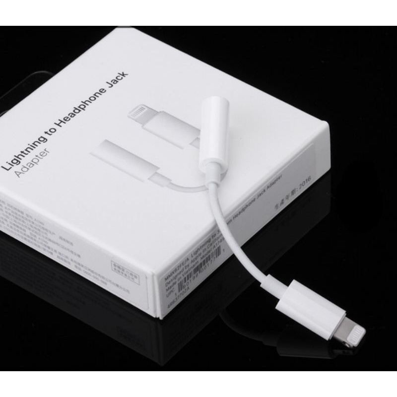 Kabel Converter Headset Iphone Jack Adapter Audio dari 3.5mm ke colokan lightning