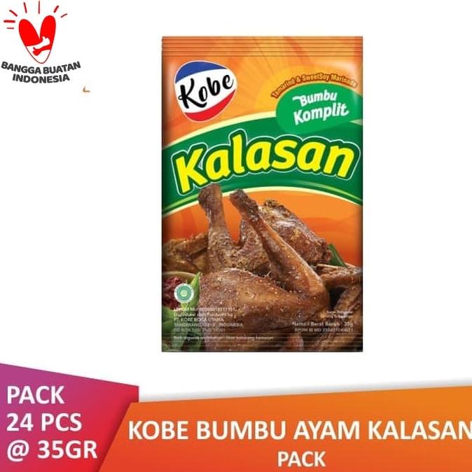 

[[COD]] [PACK] Kobe Bumbu Ayam Kalasan (24 x 35 gr) PROMO Kode 582