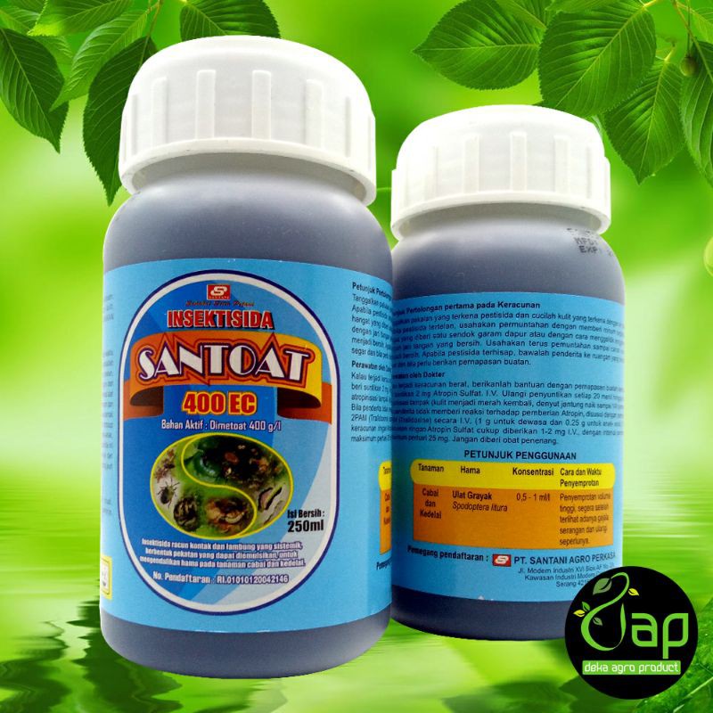 INSEKTISIDA SANTOAT 400EC 250ML bahan aktif dimetoat