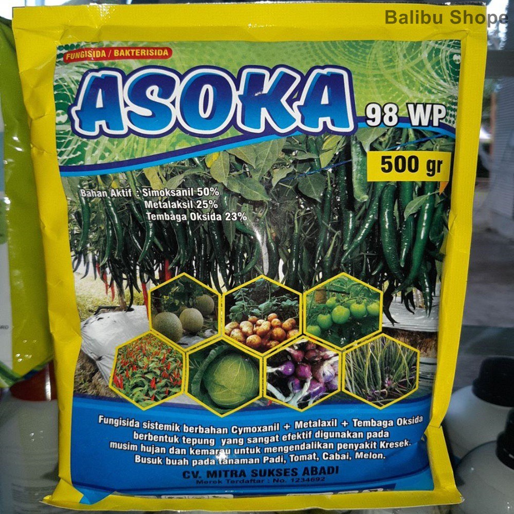 Fungisida Atau Bakterisida ASOKA 98WP 500 Gram