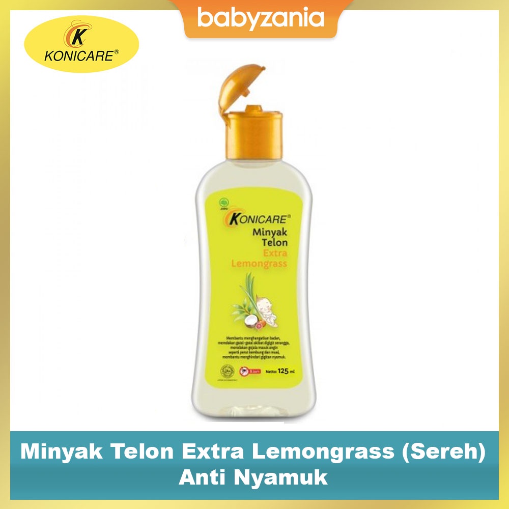 Konicare Minyak Telon Extra Lemongrass Sereh Anti Nyamuk - 125 ml