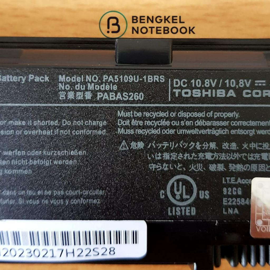 Baterai Toshiba PA5109U TOSHIBA C40 C40A C50 C50D C55 C40-A C40-B C40D-A C40D-B PA5108U PA5110U Original