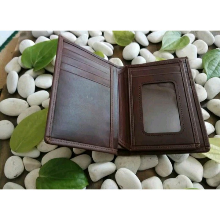 dompet pria kulit asli pria dan wanita model medium