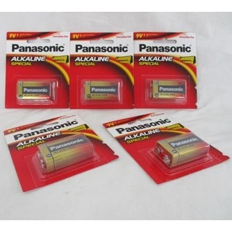 Panasonic Batere Baterei Alkaline 9 Volt Long Lasting Lebih Tahan Lama