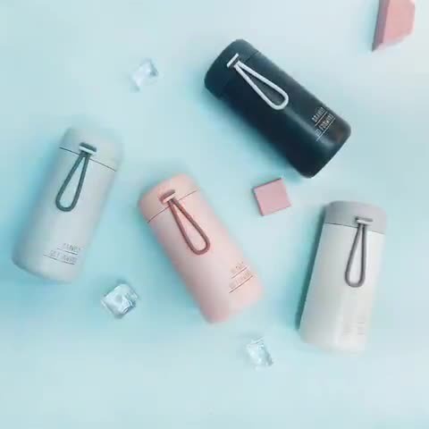 Thermos Termos Bravely Mini Gelas Botol Tumbler Kopi Teh Stainless Steel BPA 270ml Premium awet tahan lama Cute color Pink Blue White