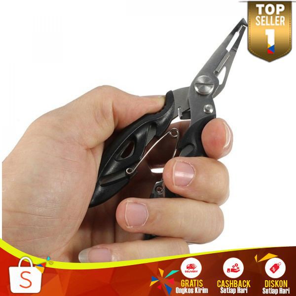 Tang Kail Pancing Stainless Steel Kuat Tahan Lama Fishing Hook Remover Anti Slip Aman Digunakan