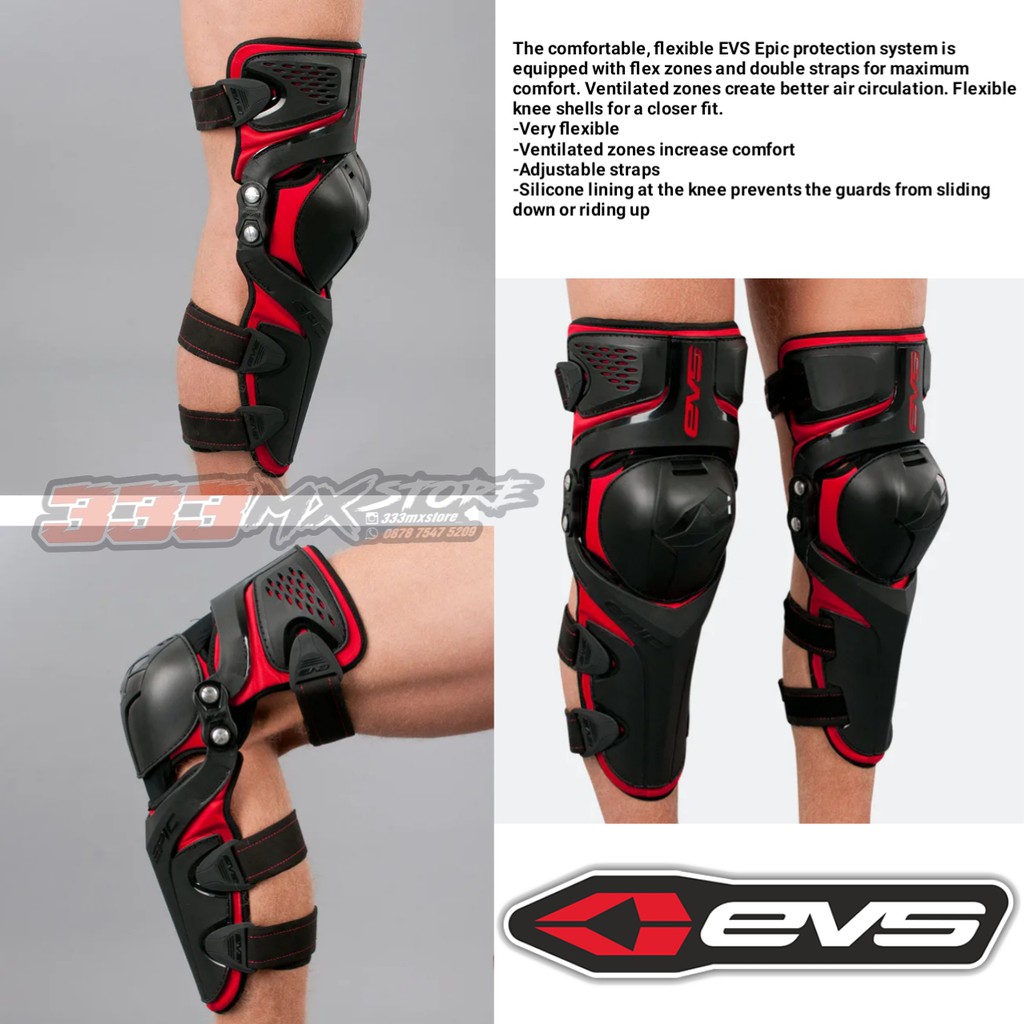 KNEE BRACE EVS EPIC. PELINDUNG LUTUT EVS EPIC ORIGINAL