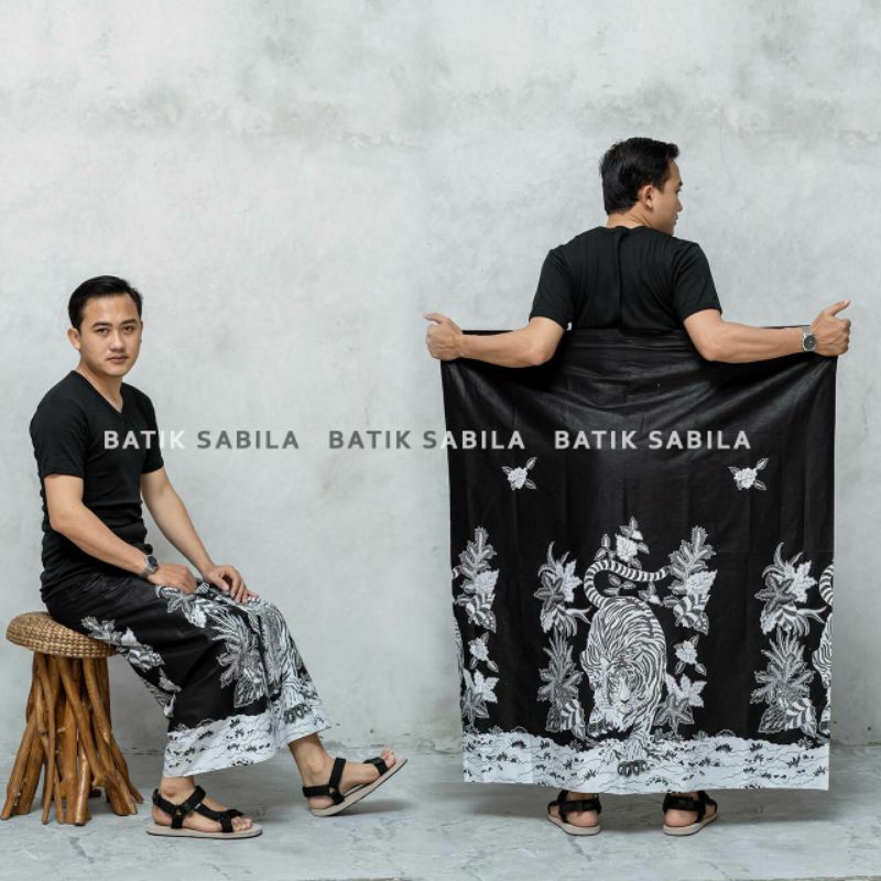 sarung kekinian motif macan