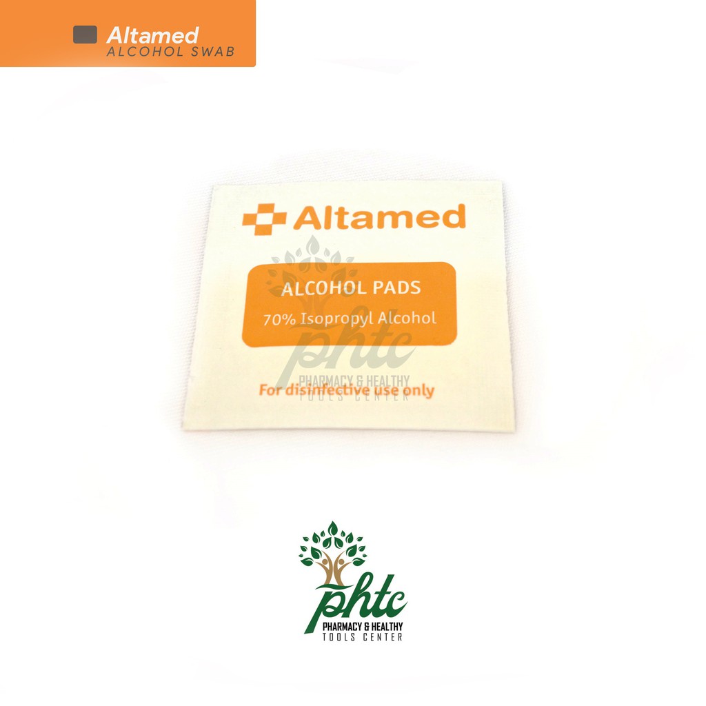 Alkohol Swab 2 Ply l Tisu Alkohol - Ethyl Alkohol 70% l Isopropyl Alkohol