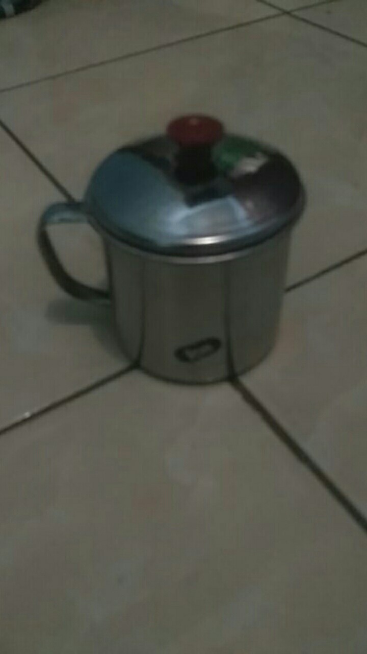 Gelas Mug Stainless Plus Tutup Ukuran 9 Cm
