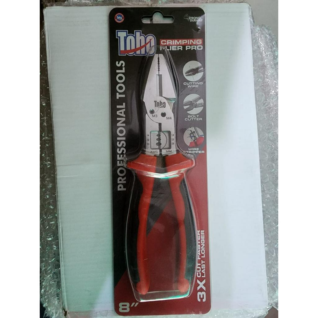 TOHO Crimping Plier Tang Kombinasi Plier Press Crimping 8 inch
