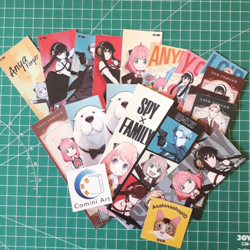 

Pembatas Buku Anime SPY X FAMILY DAPAT 3 bervarian