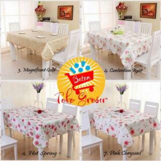 TGB Taplak Meja Motif Anti Air Ukuran Besar 137x183  TGB Taplak Meja Motif Anti Air Ukuran Besar 137x183