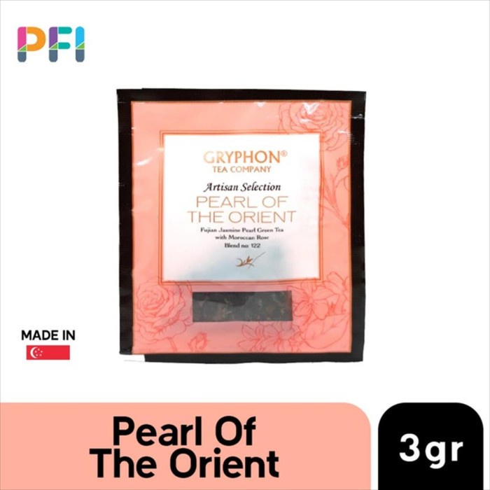 

Teh-Daun- Gryphon Tea Pearl Of The Orient 1 Sachets -Daun-Teh 800 Teh-Makanan-Minuman