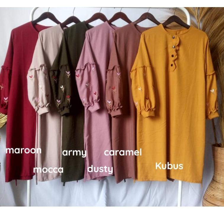 Vanya Tunik - Tunik Shakila Bordir LD102 / Vanya #2 / Juwita Tunik / R.10 - 257-6040 | BVT.21Jl22н