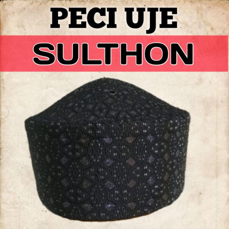 PECI UJE SULTHON HITAM MOTIF