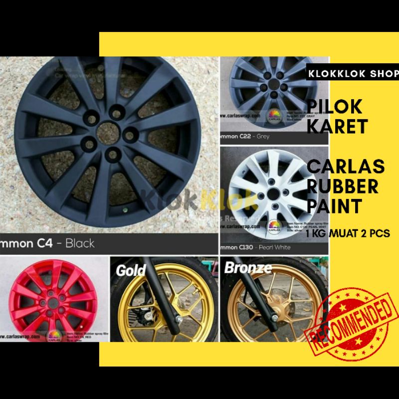 Carlas rubber paint cat karet original