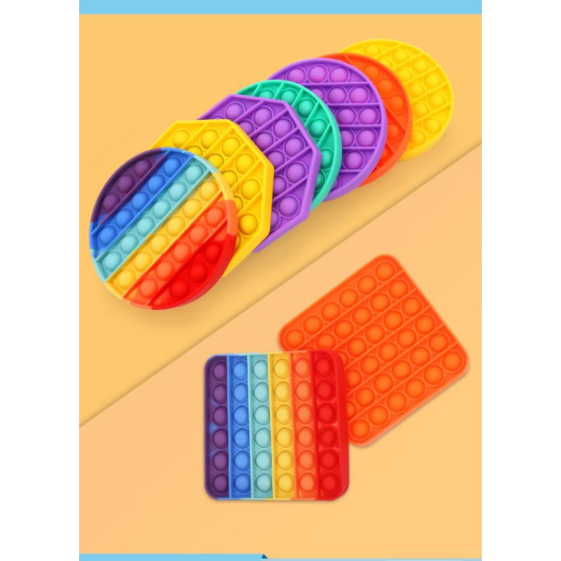 Mainan Pop It Popit Fidget Push Bubble Penghilang Stress Murah-2