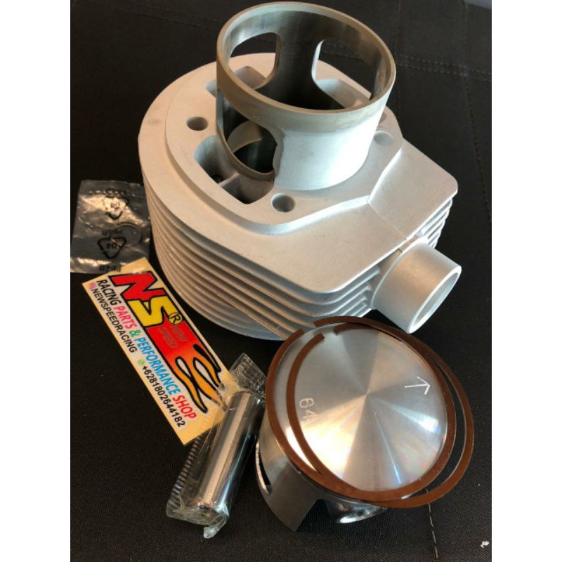 blok racing vespa tk 64mm tanpa piston