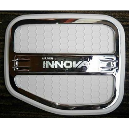 Tank Cover / Variasi Tutup Bensin Luxury Putih All New Innova 2016