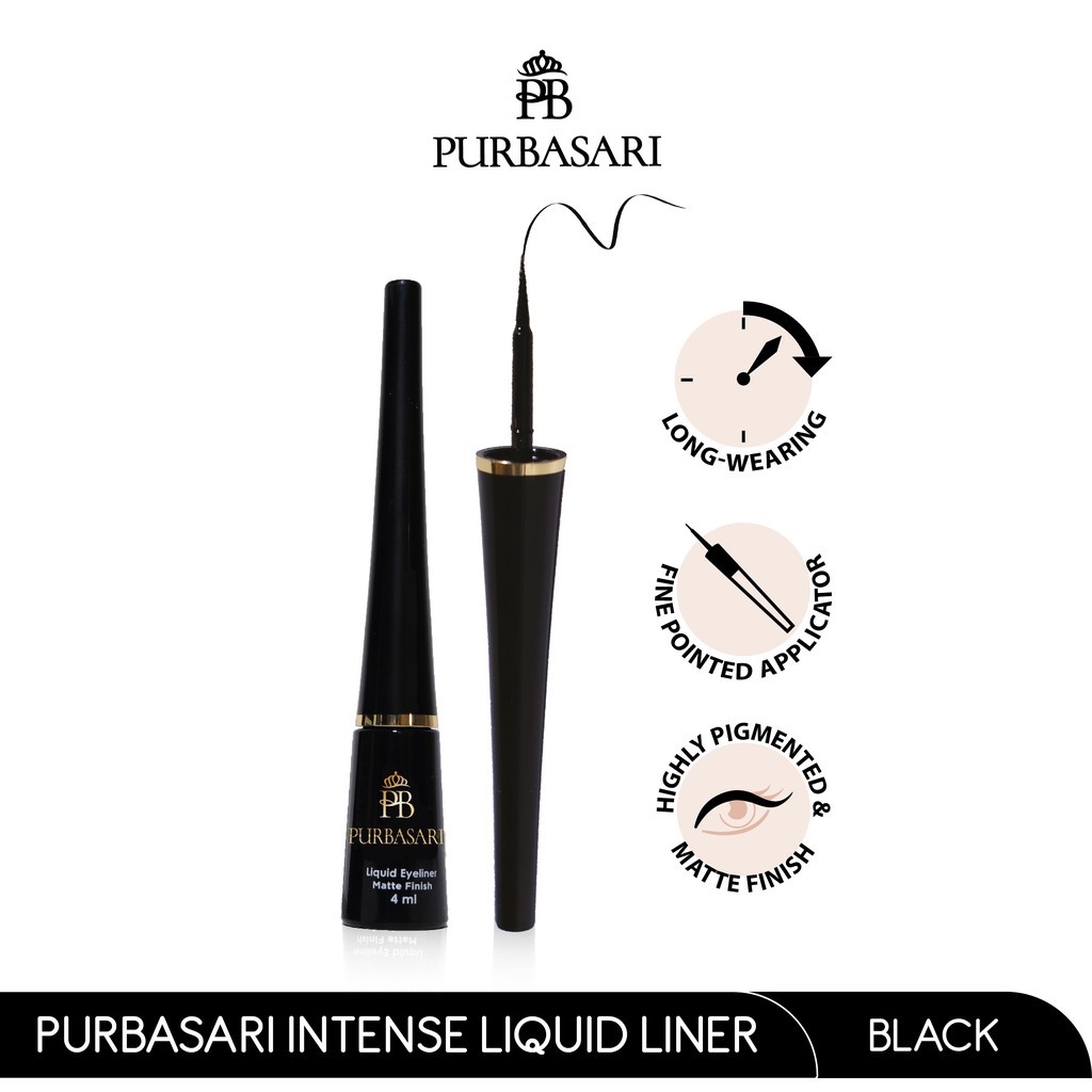 PURBASARI LIQUID EYELINER HYDRA SERIES MATTE FINISH 4ML