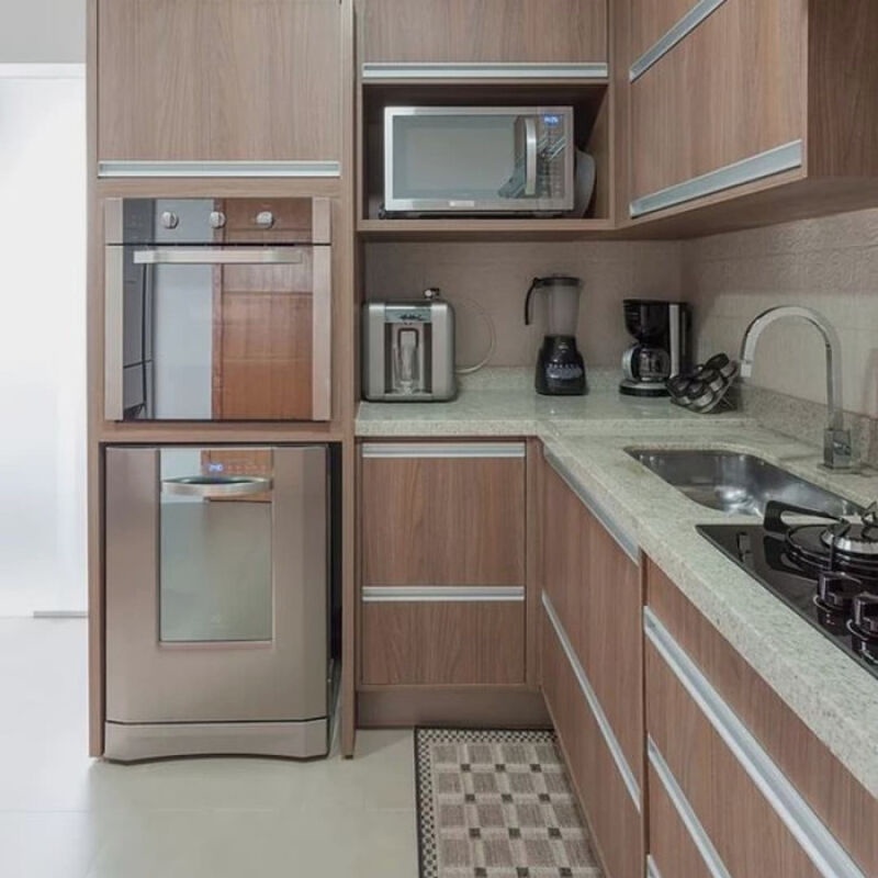 kitchen set modern minimalis hpl permeter persegi